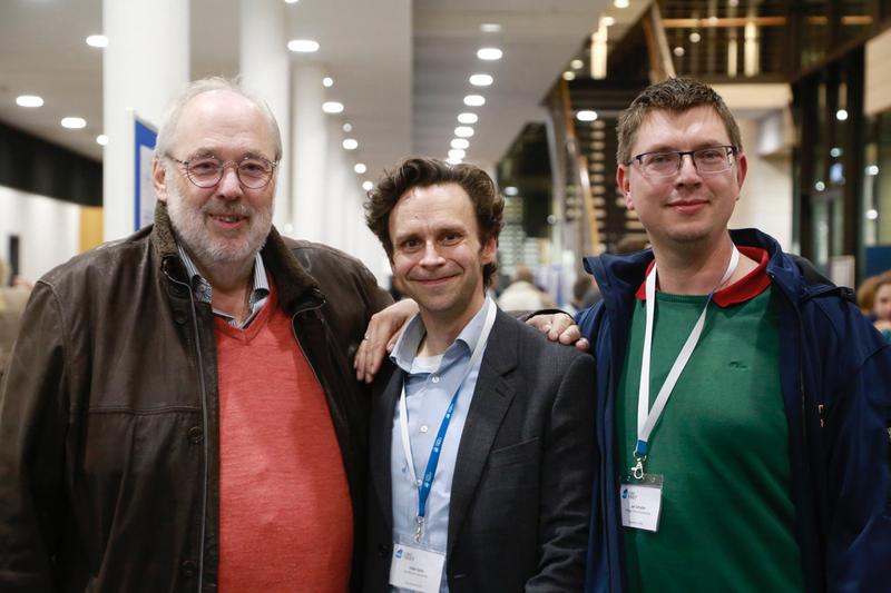 The principal investigators: Professor Volker Müller, Professor Ville R.I. Kaila, and Dr. Jan M. Schuller (from left).