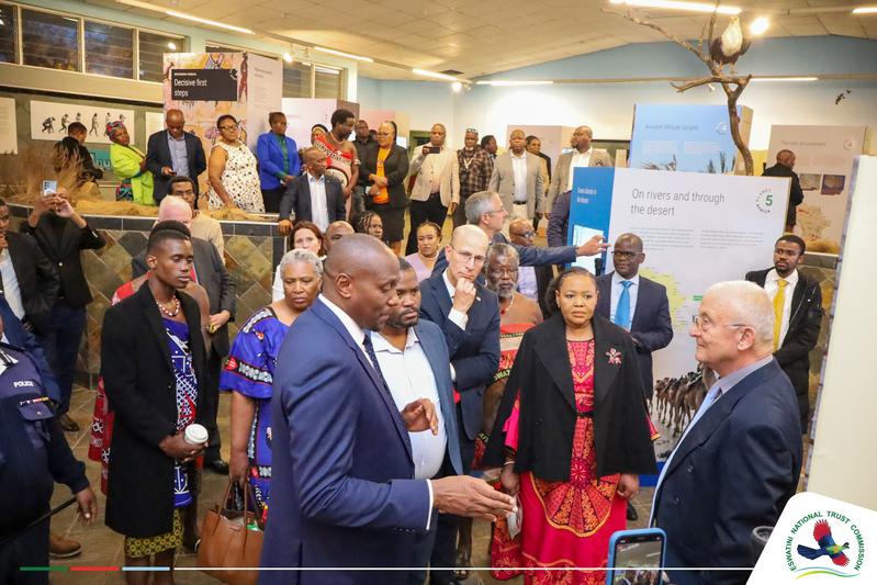 His Excellency Russell Mmiso Dlamini officially launched the “Planet Africa” at the Lobamba National Museum in Eswatini ENTC // Bonsile Ndlangamandla