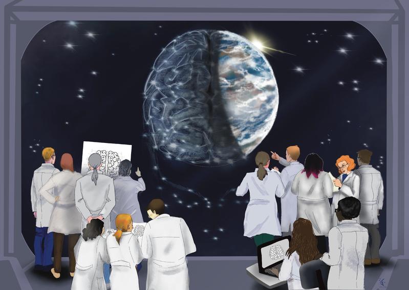Digitale Illustration von Ana Perez Hernández (im Auftrag von Lucia Melloni)
