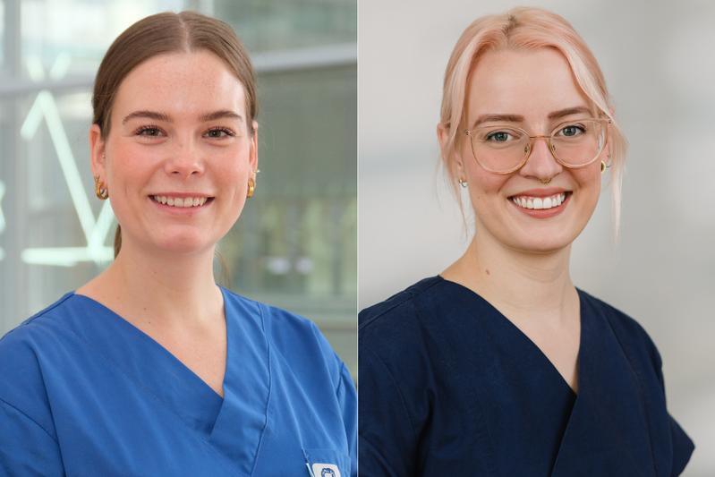 Pflegewissenschaftlerin Vanessa Vater und Pflegeexpertin Selina Mooswald führen durch das vielfältige Symposium „Ethik und Therapiezielfindung bei hochbetagten Patienten“ am 5. September