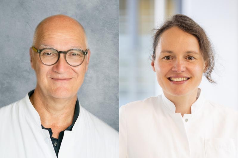 Professor Stefan Schwab und Professorin Waltraud Pfeilschifter