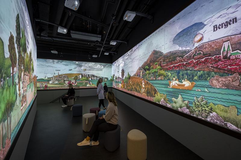 Spektakuläres Finale: Der neue Raum "Epilog" im Europäischen Hansemuseum Lübeck. 
