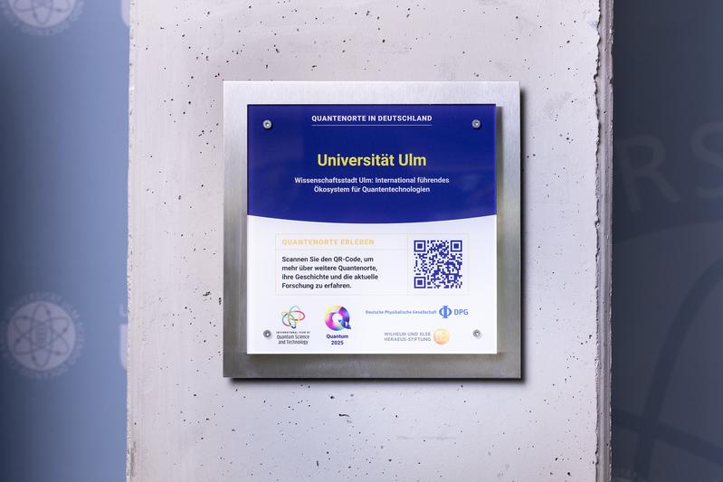 Die Uni und der DLR Standort Ulm wurden als erster Quantenort in Deutschland ausgezeichnet