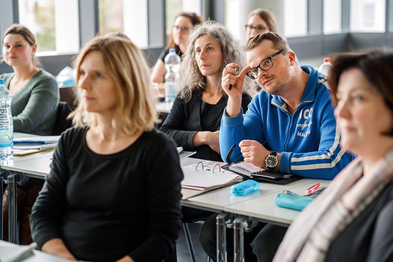 Beispielhafte Seminarsituation am Standort Gesundheitscampus.