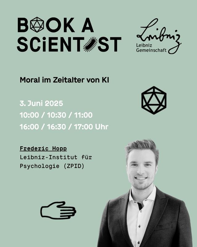 Frederic Hopp bei Book a scientist