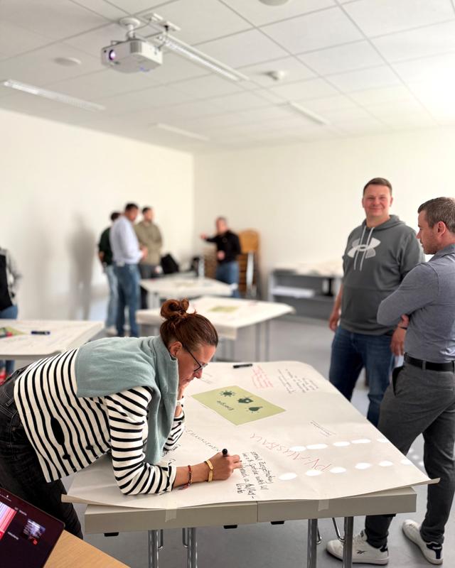 In Workshops haben Studierende, Mitarbeitende und Lehrende gemeinsam bereits erste Ideen für mehr Klimaschutz entwickelt.