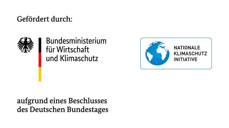 Gefördert wird das Projekt zwei Jahre lang im Rahmen der Nationalen Klimaschutzinitiative (NKI) durch das Bundesministerium für Wirtschaft und Klimaschutz 