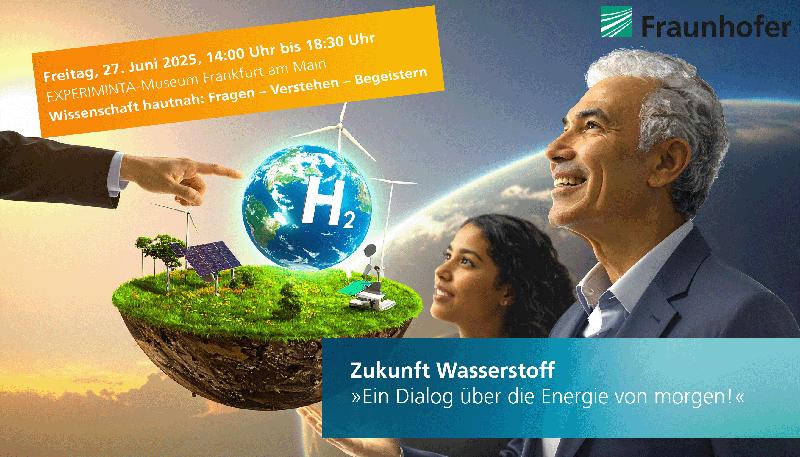 Wissenschaft hautnah: die faszinierende Welt des Wasserstoffs entdecken, am 27. Juni im EXPERIMINTA ScienceCenter in Frankfurt.