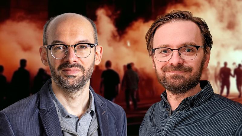 Dr. Ulf Bohmann (l.), der an der TU Chemnitz die Professur Soziologie mit dem Schwerpunkt soziologische Theorien vertritt, und Dr. Piotr Kocyba vom Else-Frenkel-Brunswik-Institut Leipzig sind die beiden Herausgeber des Bandes.