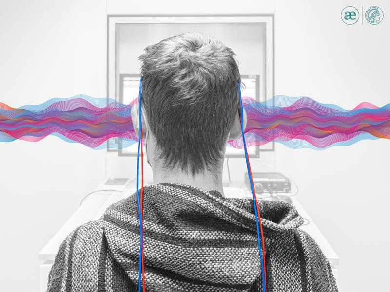 Transkranielle Wechselstromstimulation (tACS): Jede Person reagierte auf eine andere Stimulationsfrequenz am stärksten. 
