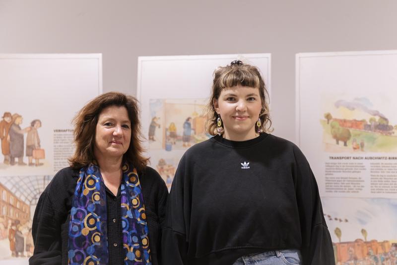 Prof. Dr. Erika Schulze (l.) und Elif Çelik. 