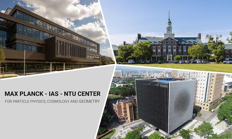 Das neue Max Planck – IAS – NTU Center: Max-Planck-Institut für Physik, Institute for Advanced Study (IAS), National Taiwan University (im Uhrzeigersinn)