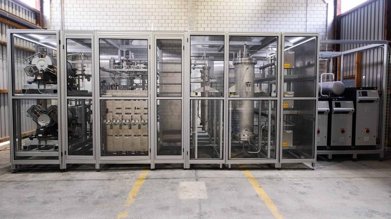 Die Methanisierungsanlage verbindet verschiedene Prozesse direkt an einem Standort – das macht sie in dieser Form einzigartig.