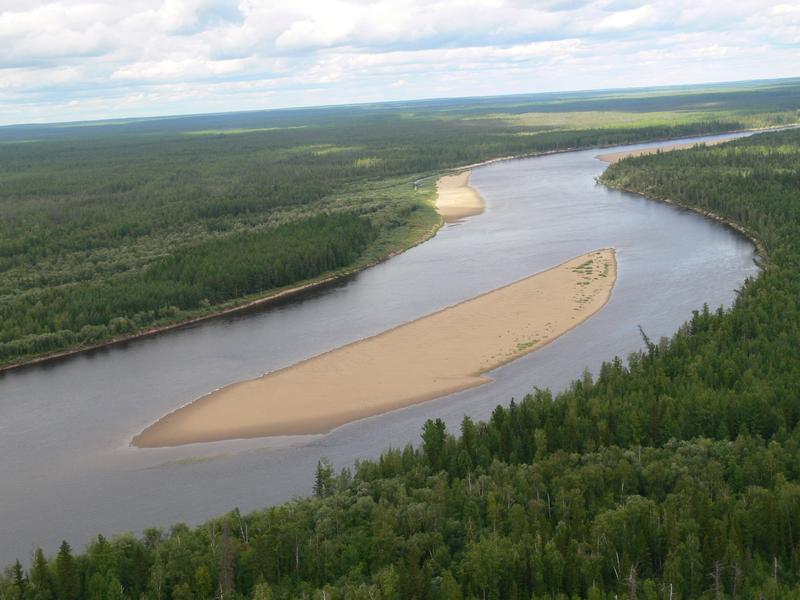 On the River Yelogui, a tributary of the Yenisei in Siberia. A few speakers of a Yenisei language, Ket, still live in the region. The language of the European Huns belonged to the same language family.
