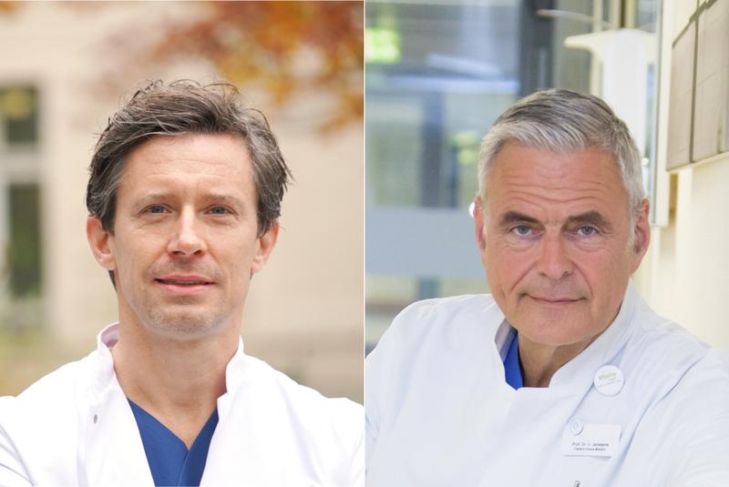 Professor Florian Hoffmann und Professor Uwe Janssens