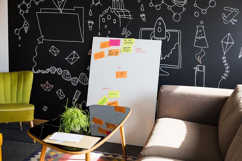 Raum des Startup & Innovation Center der HTW Berlin