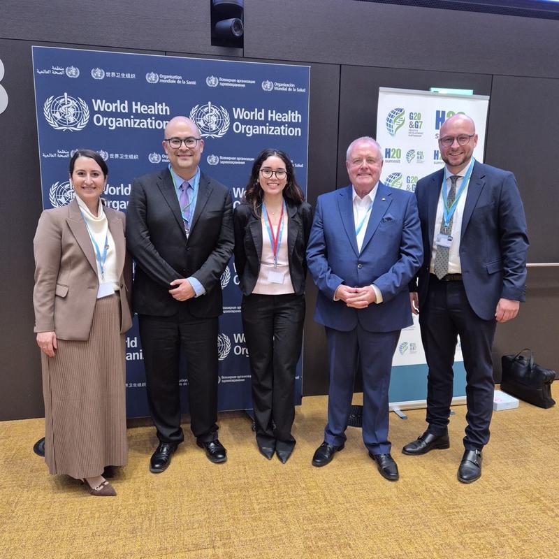 Authors and supporters of the Health Taxonomy paper (from left to right): Hatice Beton, Dr. Roberto Durán-Fernández, Kamila Topete Güereña, Alan Donnelly, Kay Petrisor