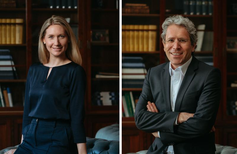 Prof. Dr. Franziska Krause und Prof. Dr. Sven Henkel der EBS Universität 