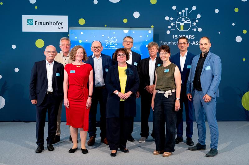 Die Grußwortgebenden anlässlich des Festakts zum 15. Jubiläum des Fraunhofer IZM-ASSID in Moritzburg 