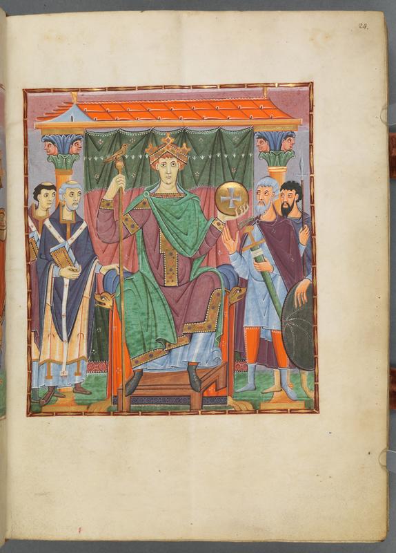 Evangeliar Ottos III., Buchmalerei (BSB Clm 4453)