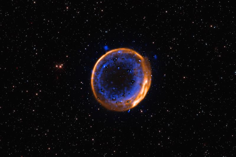 VLT-Aufnahme einer Supernova mit doppelter Detonation