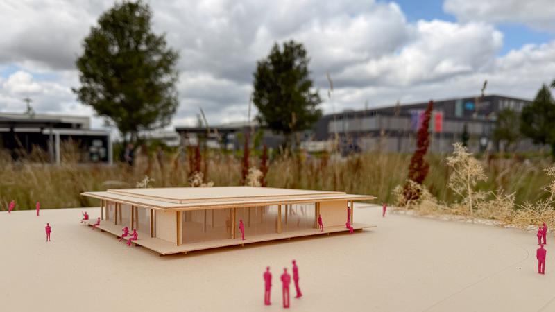 Modell des LUCY Bauprojekts der Hochschule Mainz