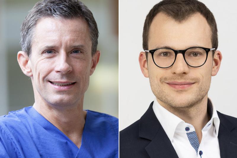 DIVI-Präsident Prof. Dr. med. Florian Hoffmann und Dr. David Josuttis, Sprecher der Jungen DIVI
