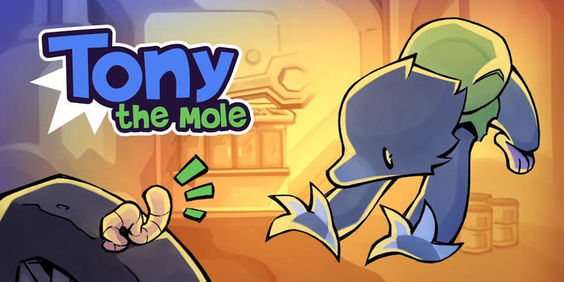 Wer schon immer mal einen neugierigen Maulwurf namens Tony spielen wollte, wird sich über "Tony the Mole" freuen. Entwickelt wird das Spiel von Yamanefe Ugurluu und  Pariya Naseri-Hagh vom Team LUCKTAPE Games von der TH Köln.