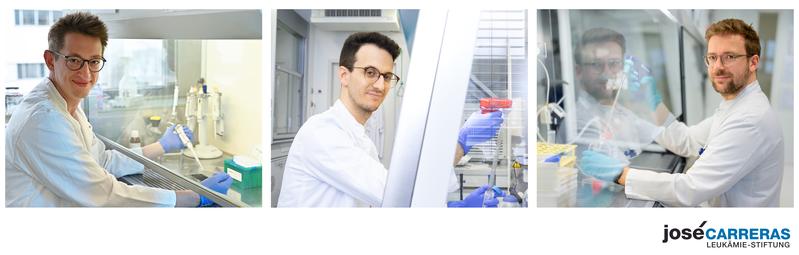 v.l.n.r.: Dr. Bruno Loureiro Cadilha (Universitätsklinikum Regensburg), Dr. Maximilian Fleischmann (Universitätsklinikum Jena) und Dr. Jacob Stroh (Klinikum rechts der Isar der