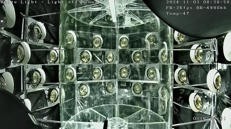 Interior view of the OSIRIS pre-detector
