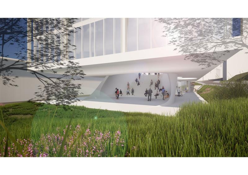 "Haus der Architektur" für Stuttgart - Modell von Marco Mota