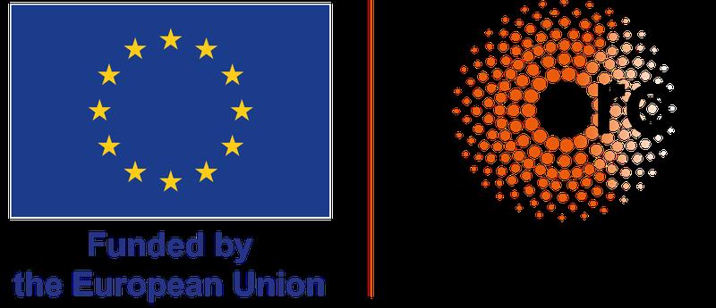 ERC Logo und EU Flagge