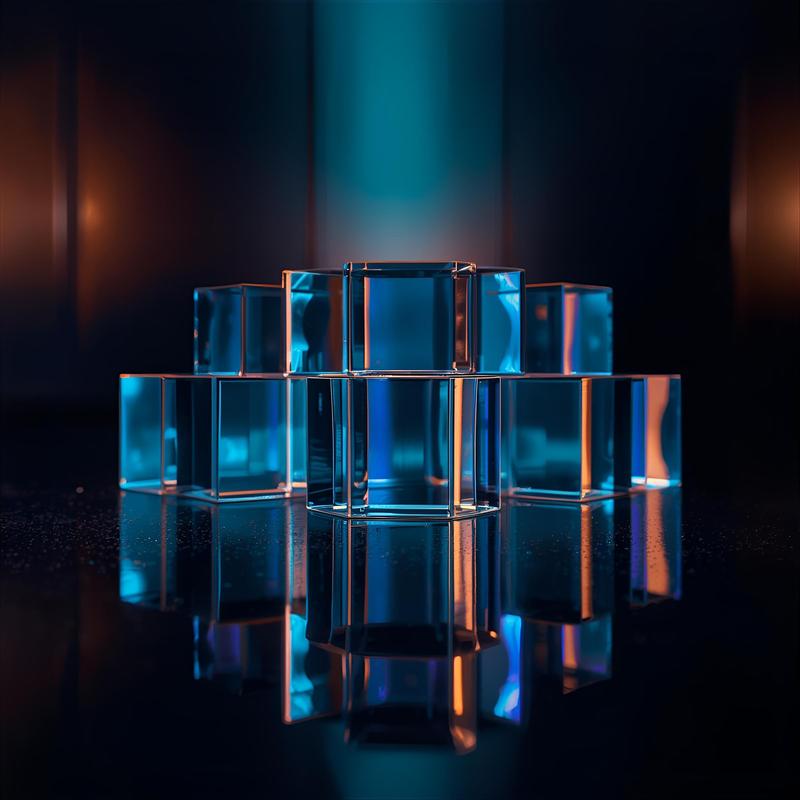 Qubits -  abstrakt symbolisiert