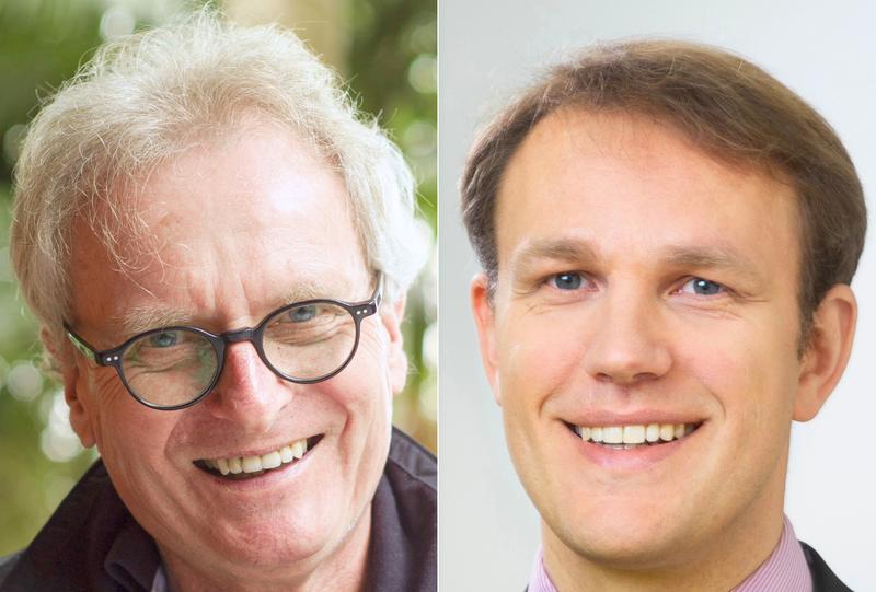 Der federführende Autor Privatdozent Dr. Werner Hofmann (l.) und Dr. Stefan Grund, Sprecher der DGG-Arbeitsgruppen „Studentische-Lehre“ sowie „Geriatrische Rehabilitation“