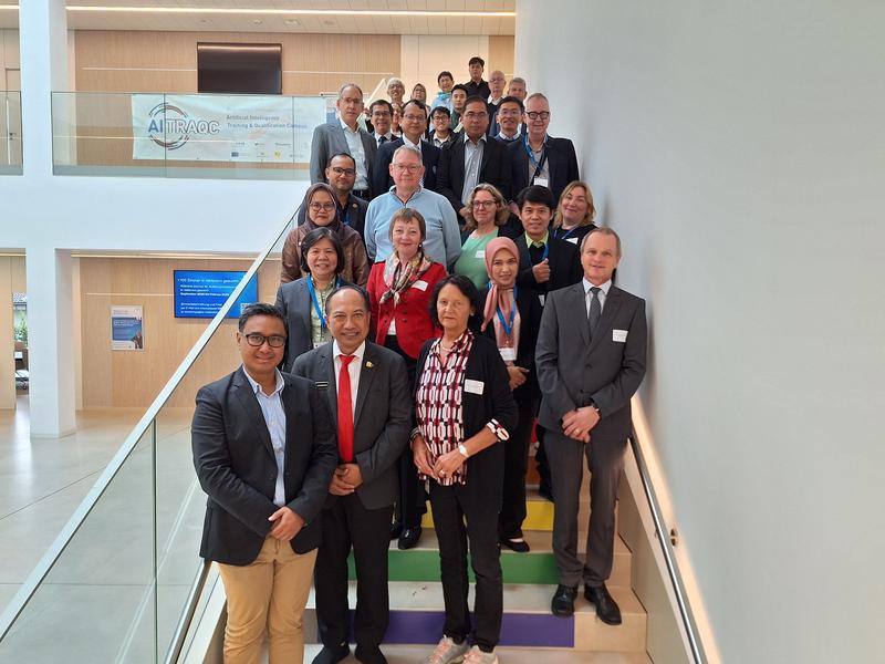 Vertreter*innen von indonesischen Universitäten und Forschungseinrichtungen zu Besuch an der Hochschule Heilbronn.