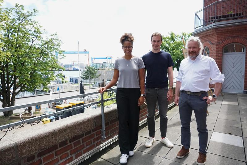 Von links: Caprice Mohr, Niklas Dreiskämper, Rainer Adelung