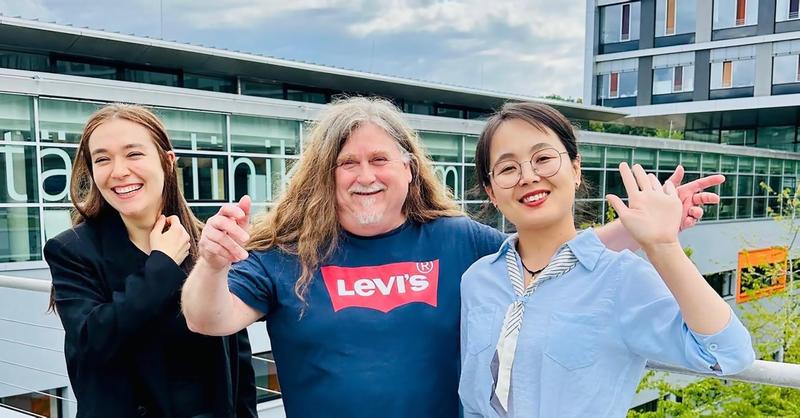v.l. Túgba Memis, Prof. Franz Oswald und Dr. Min Guo 