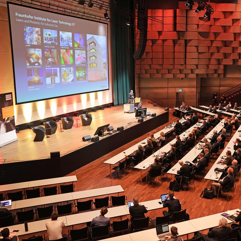 Keynote des damaligen Institutsleiters Prof. Constantin Häfner auf dem International Laser Technology Congress AKL’24 in Aachen. 