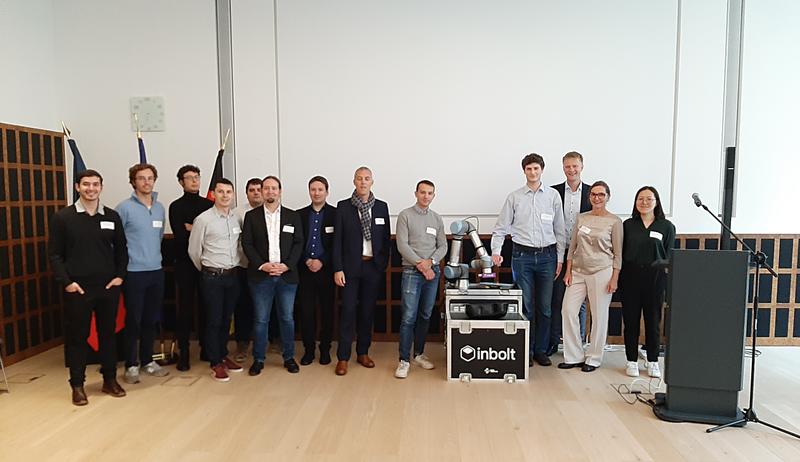 Das GreenBotAI Projekt-Team in der Deutschen Botschaft Paris, 24. September 2025