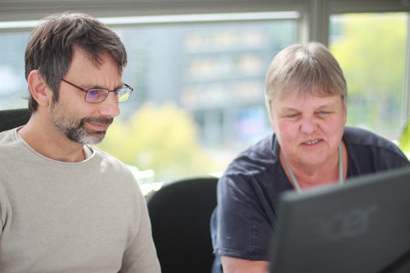 In Sache Bioinformatik und Infrastruktur sind Simon Anders und Ursula Kummer aus Heidelberg ein Team mit Wirkung.