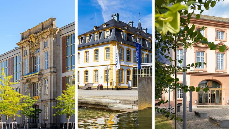 Die Campus von ESMT Berlin, Mannheim Business School and WHU – Otto Beisheim School of Management