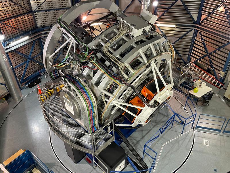 4MOST-Instrument am Teleslop VISTA installiert