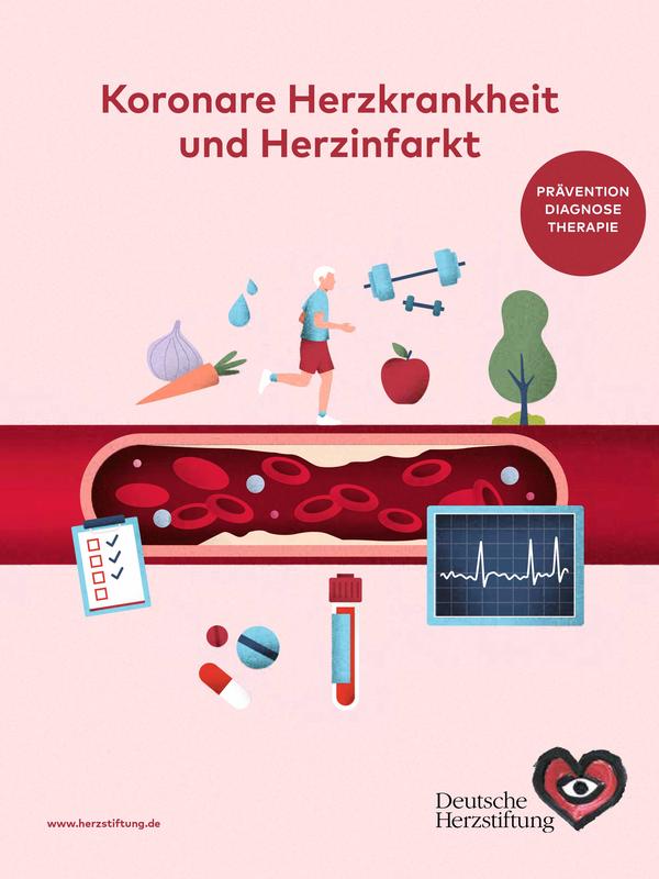 Neue Broschüre der Herzstiftung: Koronare Herzkrankheit und Herzinfarkt