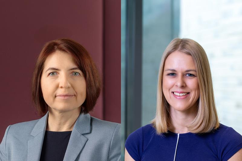 Prof. Dr. Olga Ramich (l.) und Beeke Peters