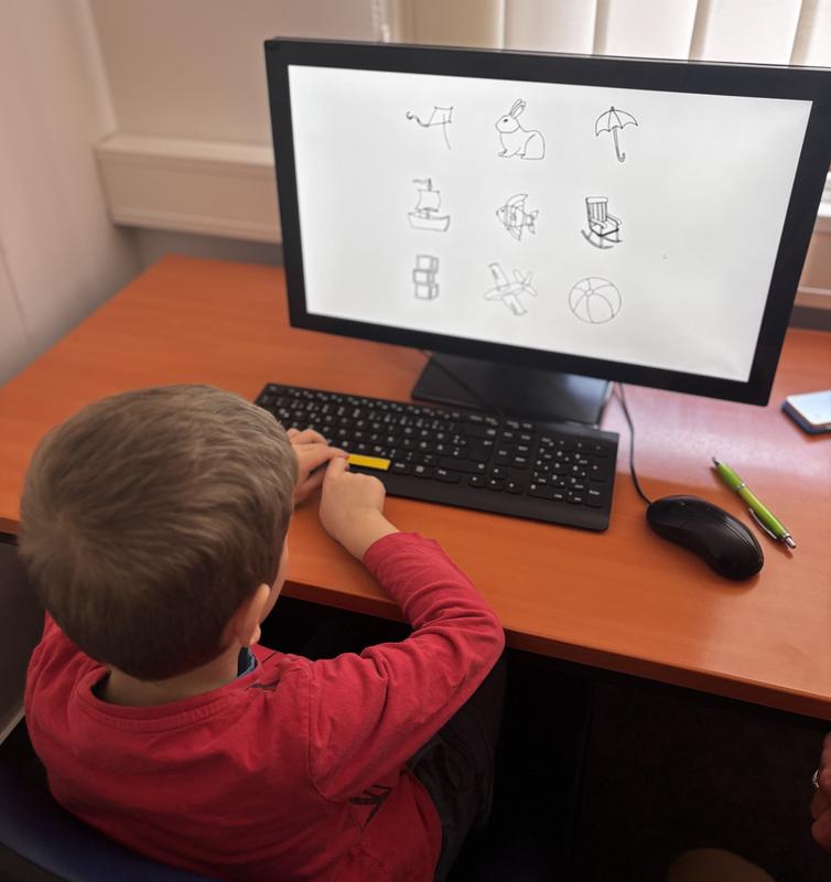 In the computer-based test, the children had to concentrate intensely for seven minutes without a break.