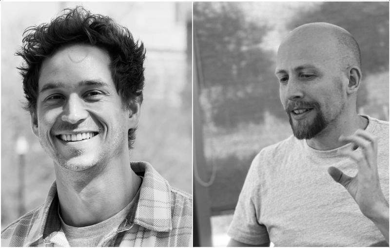 Gregor Schuhknecht (links) und Philipp Brand (rechts), neue Forschungsgruppenleiter am MPI für Hirnforschung.