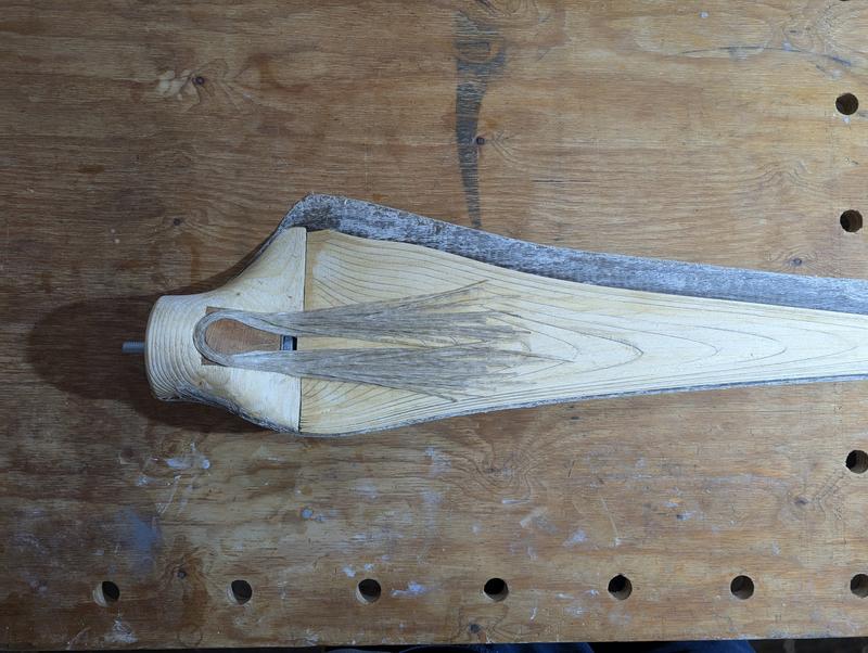 Querschnitt des Rotorblatts