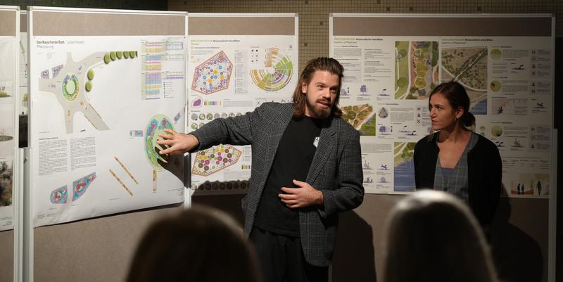 Zu sehen ist eine breite Palette an Themen und Projekten, in Form von Postern und Videobeiträgen und Modellen