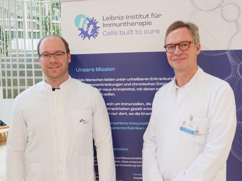 Sascha Göttert (left) and Prof. Hendrik Poeck