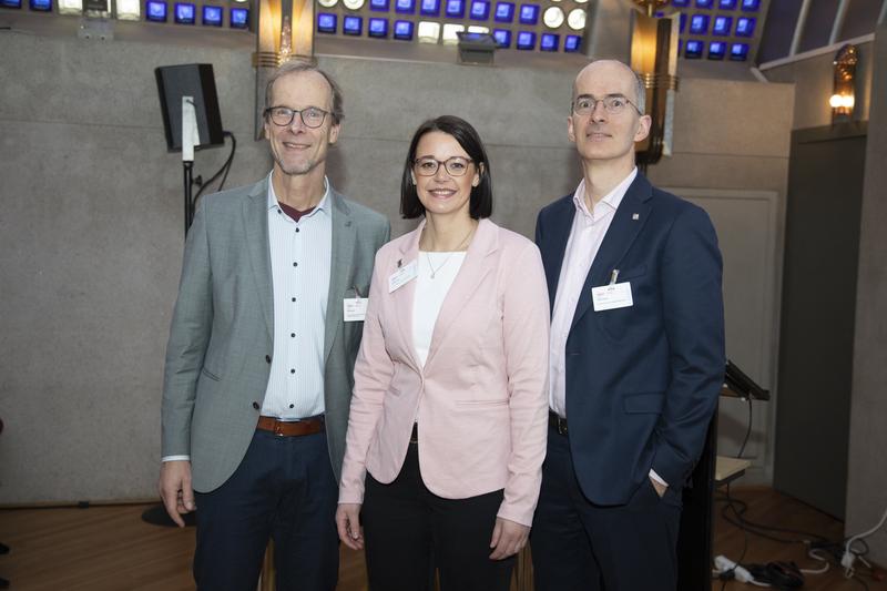Prof. Dr. Hajo Zeeb, Prof. Dr. Antje Wulff und Prof. Dr.-Ing. Horst Karl Hahn gaben Impulse zum Auftakt.